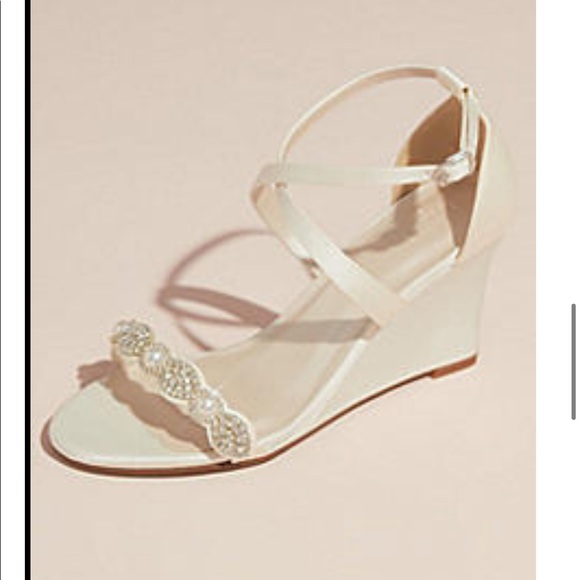 David's Bridal Shoes - David’s Bridal Wedges